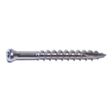8 x 1-5/8" Star Drive Stainless Steel Trim Screws 1 lb. Tub (208 pcs.)