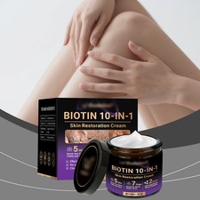 NEW Biotin 10-in-1 Skin Restoration Cream, Professional Skin Treatment Cream US