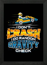 Go Cart Carting Go Kart Framed Wall Art Poster Canvas Print Picture