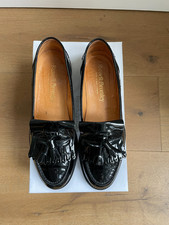 Russell & Bromley Chester Tassel Loafer Black Patent 37 UK 4 £245