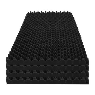 #ad Uimoso 4 Pack 48quot;x24quot;x2quot; Acoustic Foam Panels Egg Shape Soundproofing Wall Tiles $30.99