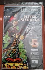 Ultra PRO 100 Count Silver Age Size Resealable Comic Organizer Storage Bags