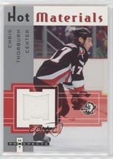 2005-06 Fleer Hot Prospects Hot Materials Chris Thorburn #HM-CT 1o3