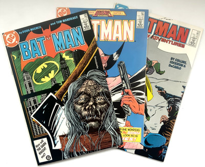 DC BATMAN (1986-87) #399 401 410 Copper Age SET VF to VF/NM (9.0) Ships FREE
