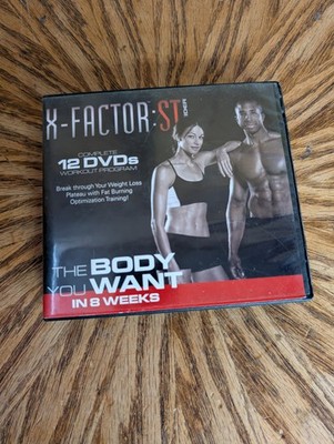 X-FACTOR:ST WEIDER Complete 12 DVD 8 Weeks Workout Program Weight Loss Fat Burn