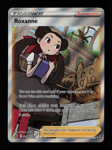 Roxanne GG66/GG70 Ultra Rare Crown Zenith Galarian Gallery Pokemon Cards