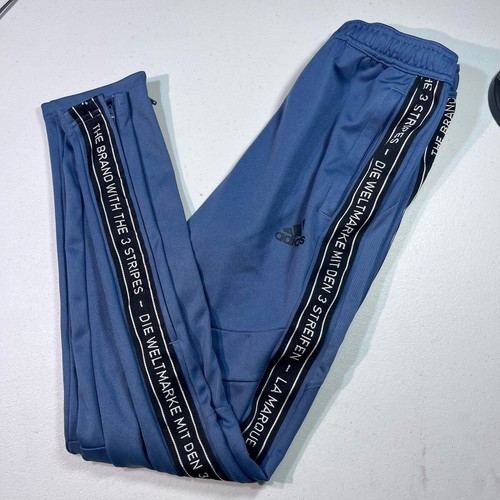 Adidas Pants Youth Sz L (13-14Y) Blue Tiro Soccer Track Training Pants Women XS