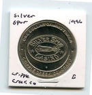 1.00 Token from the Silver Spur Casino Cripple Creek Colorado G 1996