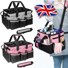Large Multi-Compartment Tool Bag - Removable Dividers, Adjustable Shoulder Strap