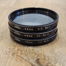 Toshiba 48mm Close-Up Lens Filter Set CU No. 1, No. 2, No. 3