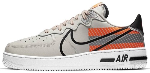Nike Air Force 1 React x 3M Gray Orange - CT3316-002 | eBay