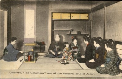 Tea Ceremony Chanoyu c1900s-10s Vintage Postcard