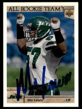 1992 Upper Deck #48 Mo Lewis Autograph