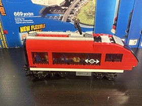 LEGO CITY Passenger Train (7938) W/ Figures + Box + Manuals