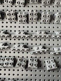 Lego Light Bluish Gray Brackets Inverted Castle Star Wars Vintage 70pcs