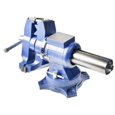 6" Multi-Purpose Rotating Bench Vise Cast Iron 360 Degree Swivel Base