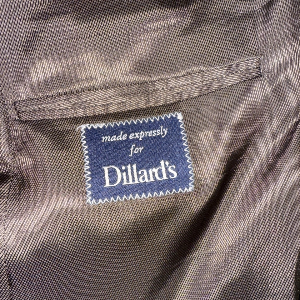 Daniel Cremieux Collection Loro Piana Men's Suit Blazer 42R Brown Solid (Read) - Image 4 of 4