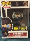 Funko Pop Movies Mortal Kombat Sub-Zero #1057 GITD Entertainment Earth Exclusive