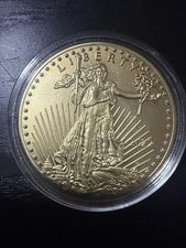1 oz American Liberty - Eagle Gold Plated Metal “commemorative” Coin