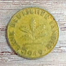 10 Pfennig Bank Deutscher L&auml;nder 1949 D (Buchstabe D) Nominal 10 Pfennig Sch&ouml;n