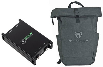 Mackie MDB-1P Passive Direct Box DI Box+Backpack