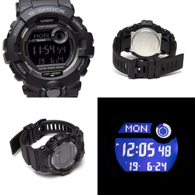 G-SHOCK CASIO Bluetooth Smartphone Linked G-SQUAD GBD-800-1B Black