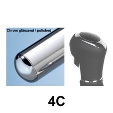 Neu LED ICT Schaltknauf Schaltmanschette Leder für Fiat Ducato