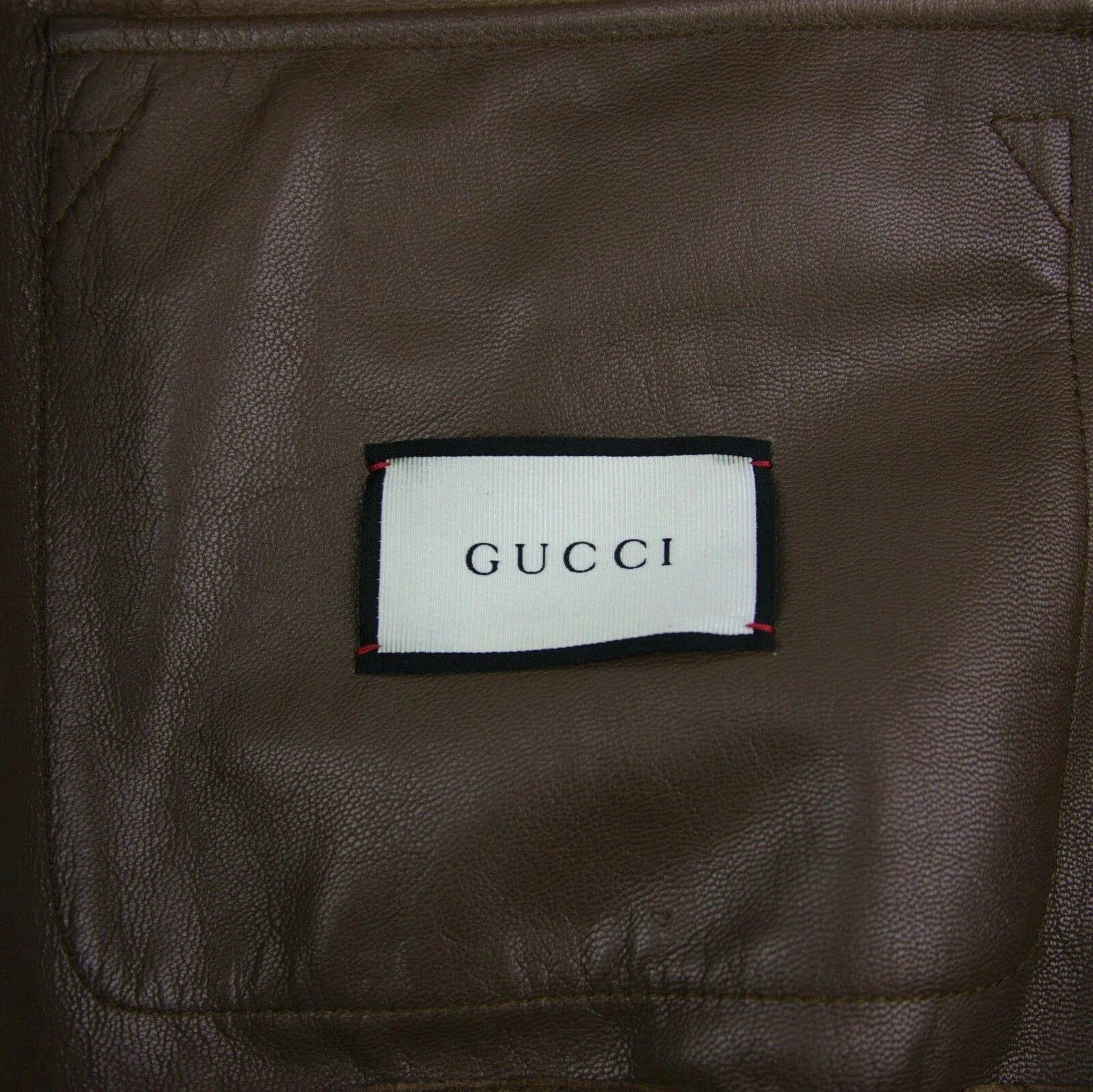 $3400 Gucci Giacca Bomber Uomo Bengala Marrone Pelle scamosciata 56R US 46R 408372 2471