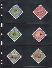 5 New VARIO Stamp Stock Pages 3S BLACK 3 Row Double Side For 3 / 4 Ring Binder