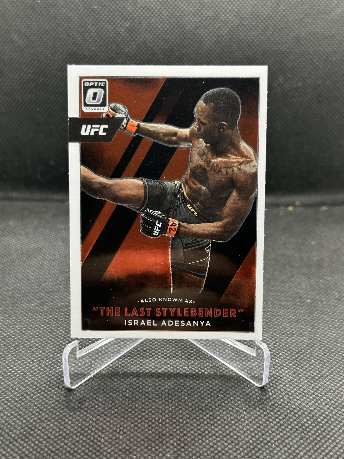 Israel "The Last Stylebender" Adesanya 2022 Donruss Optic UFC #8