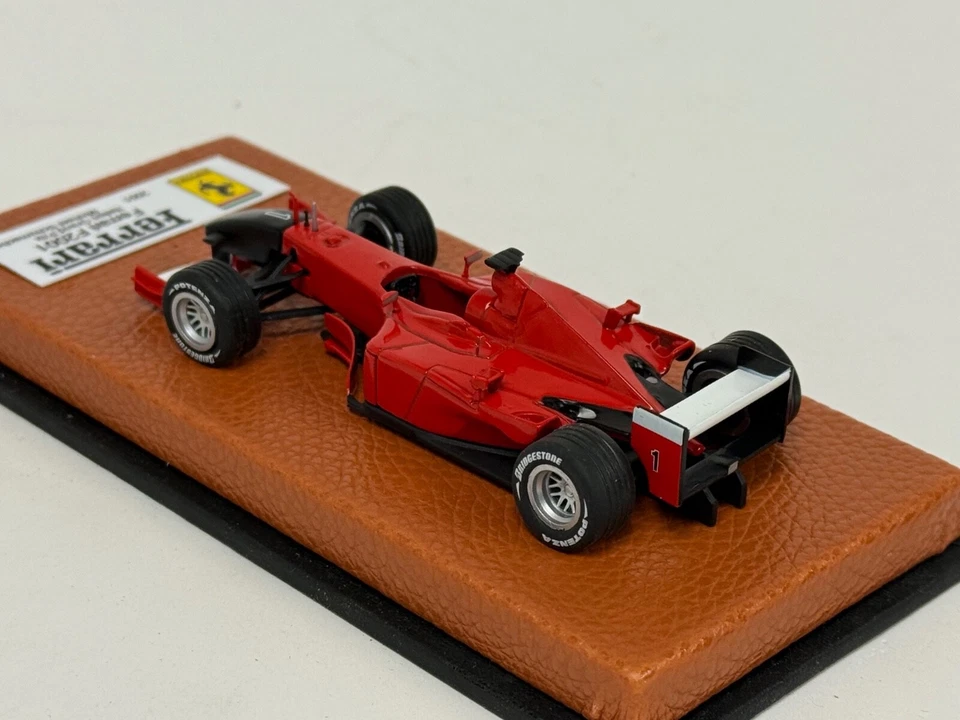 1/43 Ferrari F2001 de 2001 GP de Italia de M. Schumacher Base de cuero JPN235 Foto 2 de 4