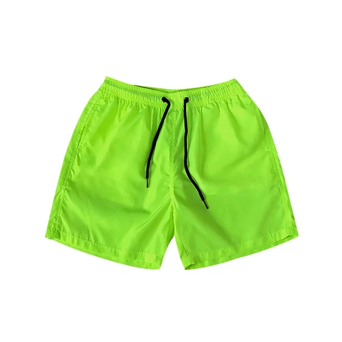 Herren Freizeit Lose Shorts Taschen Kordelzug Einfarbig Strand Basic Shorts - Bild 63 von 64