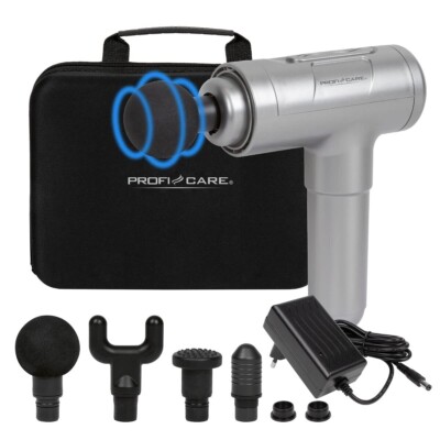 Proficare Massagepistole 4 Aufsätze & 3 Stufen Mini Massage Gun elektrisch - Neu