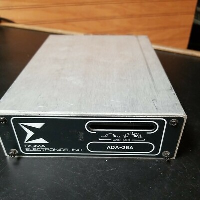Sigma Electronics ADA-26A Audio Distribution Amplifier 1:6 6 Channel Amplifier