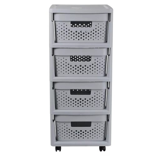 Curver Regal INFINITY mit 4 Schubladen Grau - Bild 6 von 8