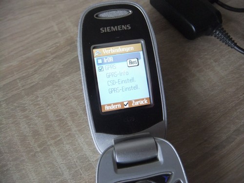 Siemens CL75 Klapphandy Silber - Bild 5 von 7