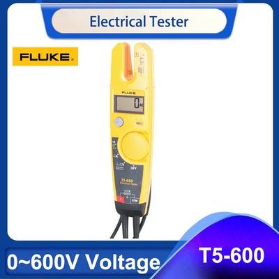 Fluke T5600 Electrical Voltage, Continuity and Current Tester with Probes