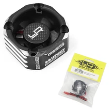 Yeah Racing YA-0576BK Aluminum Case 30mm Booster Cooling Fan Black