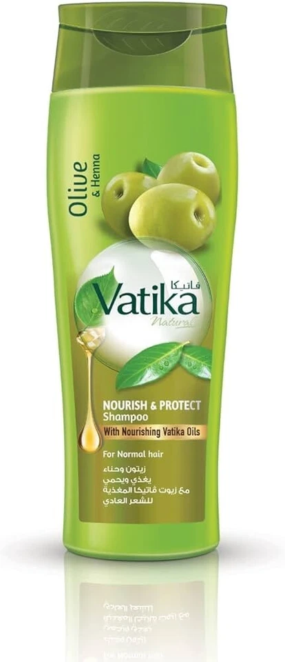 2x Champú Vatika Nutre y Protege con Aceite de Oliva y Henna 400 ml Foto 2 de 2