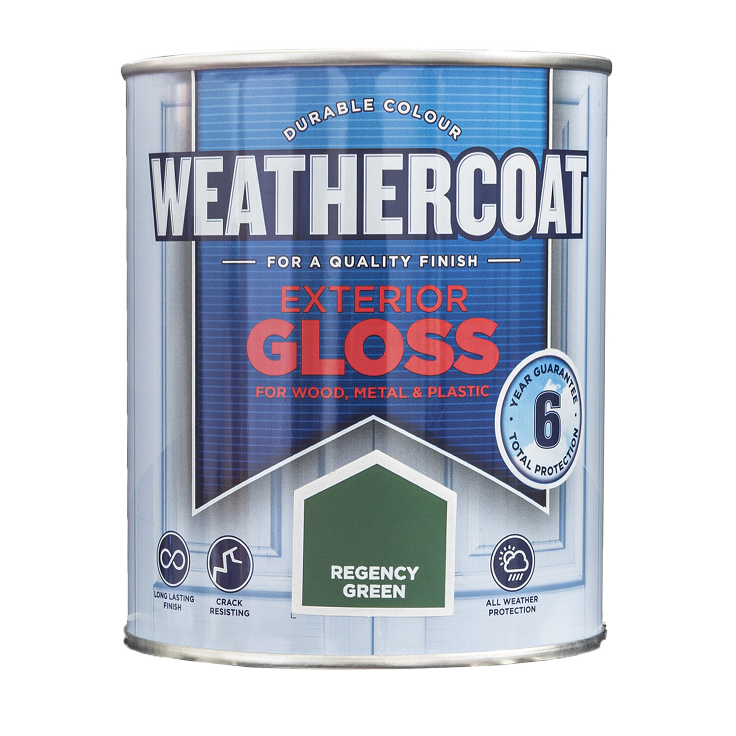 Durable Colour Weathercoat Exterior Gloss paint For Wood Metal and