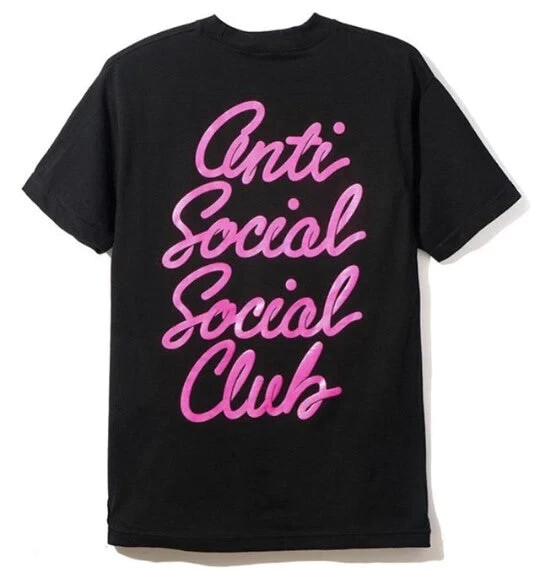 ANTI SOCIAL SOCIAL CLUB Shatto Tee Tシャツ 半袖 カットソー Anti Social Social Club Cursive T Shirt Black Size XL | eBay