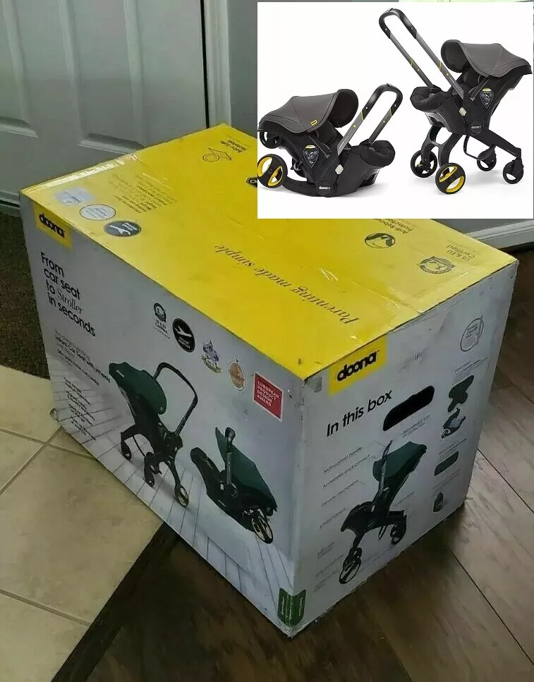 Doona Baby Car Seat Stroller INCLUDING BASE Grey Brand New