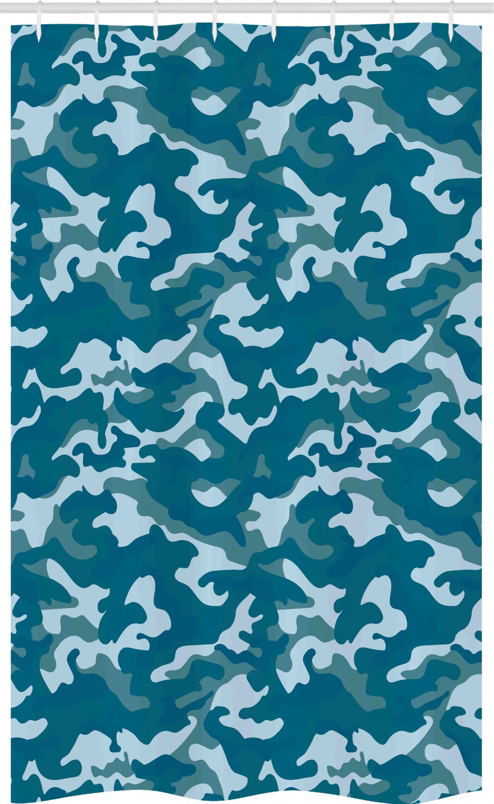 Camo Rideaux de Douche Stalle Couleurs Camouflage Oceanic 8682402786694