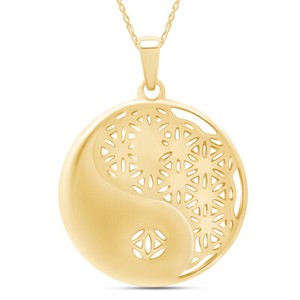 Authentic Eternal Harmony Yin- Yang Bloom Pendant