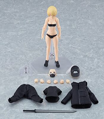 figma 524 Female Body (Yuki) w/ Techwear Outfit ABS&PVC non-scale