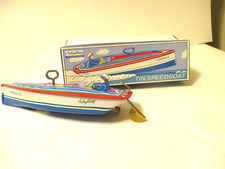 Fireball Tin Speedboat Toy Schylling Collection Series