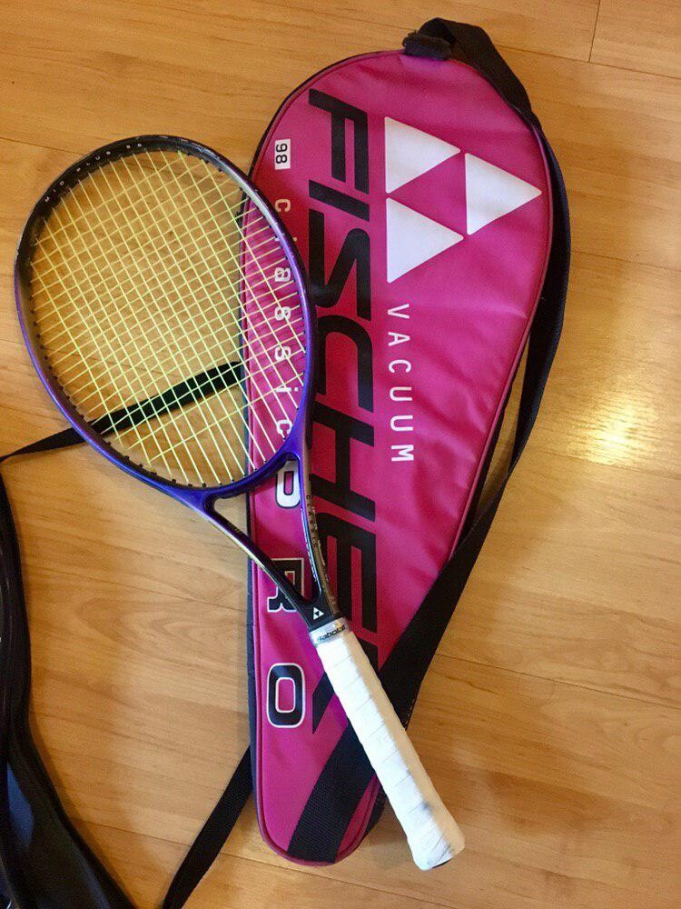 Raquette Fischer Pro N°1 FT Air Carbon TI 98 - Réglage Fréquence, Occasion