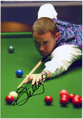 STEPHEN HENDRY - Signed 12x8 Photograph - SPORT - SNOOKER