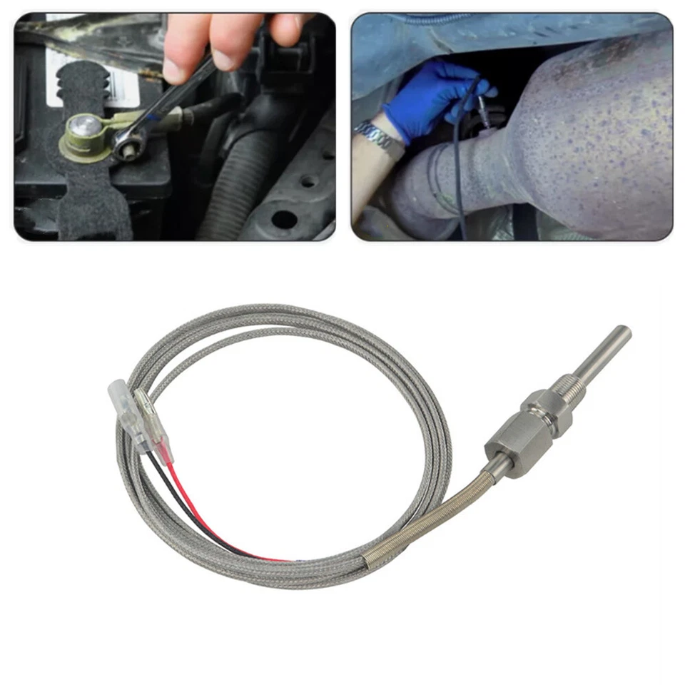 Car Auto Pyrometer Gauges Replacement Exhaust Gas Temperature Probe 1/8 NPT - Imagem 4 de 4