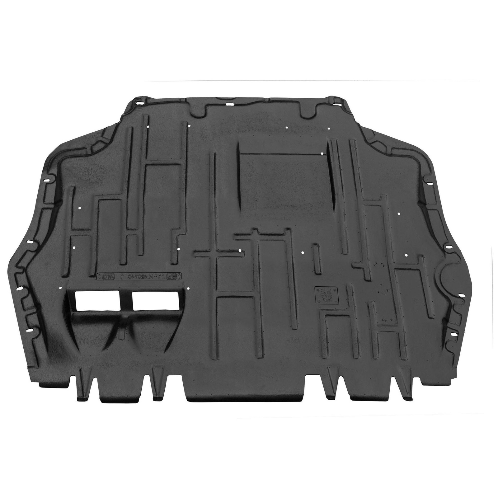 Carter de protection sous moteur VW Caddy 3 antichoc en HDPE noir pour préserver le bas châssis